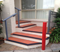 Micro etched tiles and anti slip stair nosing