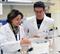 Dr Olfa Khelifi, University of Tunis El Manar with UNSW's Dr Stuart Khan.