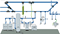Schematic of a typical air line system 