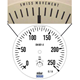 The marking 'SWISS MOVEMENT' is printed on the top edge of the dial.