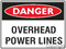 Danger Sign | Overhead Power Lines