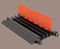 Cable Protectors | Dog-Bone Connector- Guard Dog® Heavy Duty 3 Channel