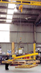 Workstation cranes make safe lifting simple