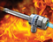 High Temperature Vortex Tubes