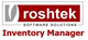 Inventory tracking solution - Roshtek Inventory Manager Version 1.0